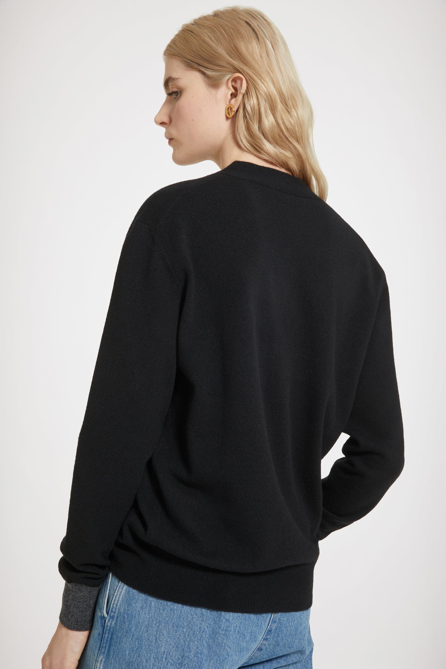 Patou JP KN131 cardigan laine cachemire Noir XS-XXL