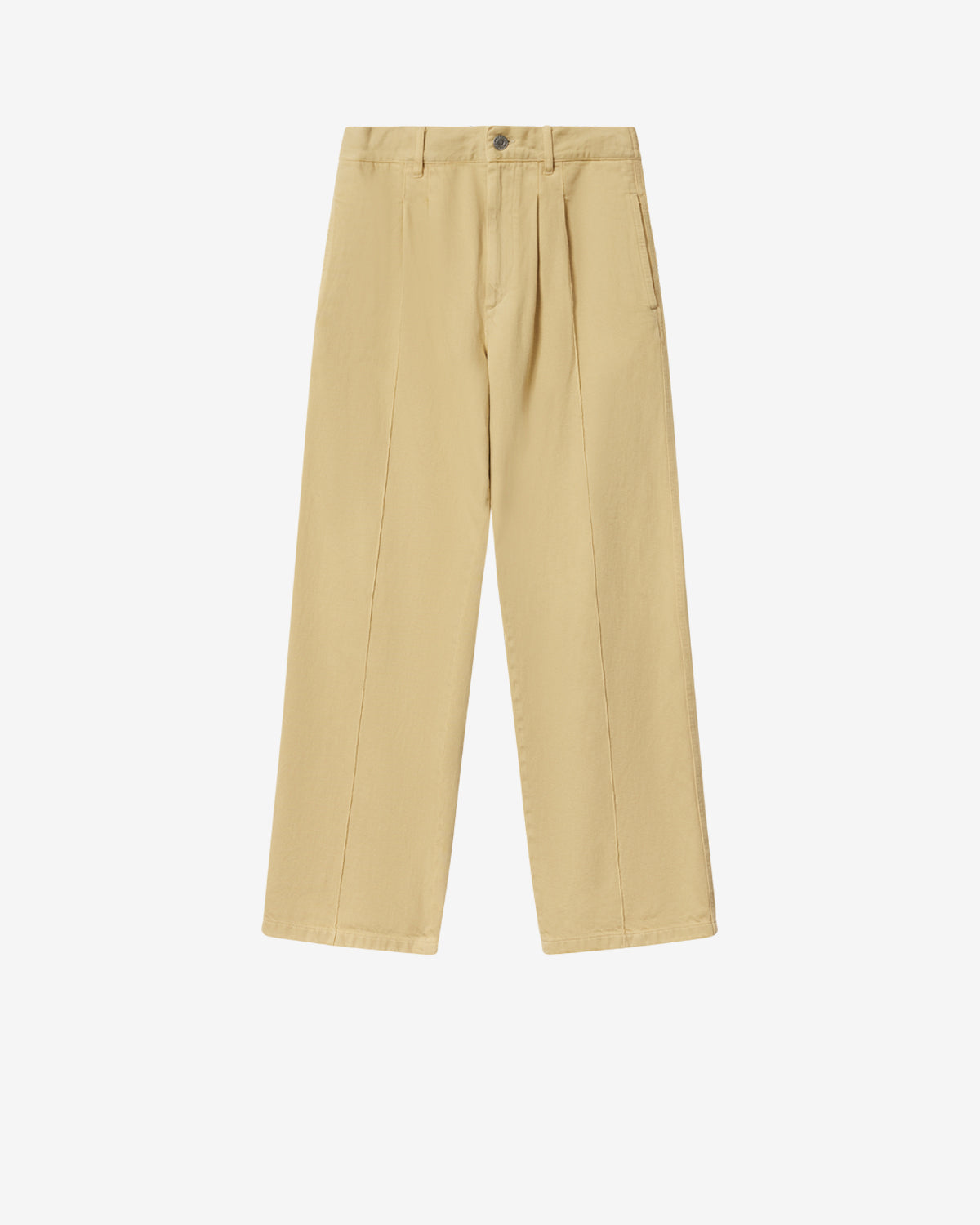 Isabel Marant Kostinur jean jaune coupe loose