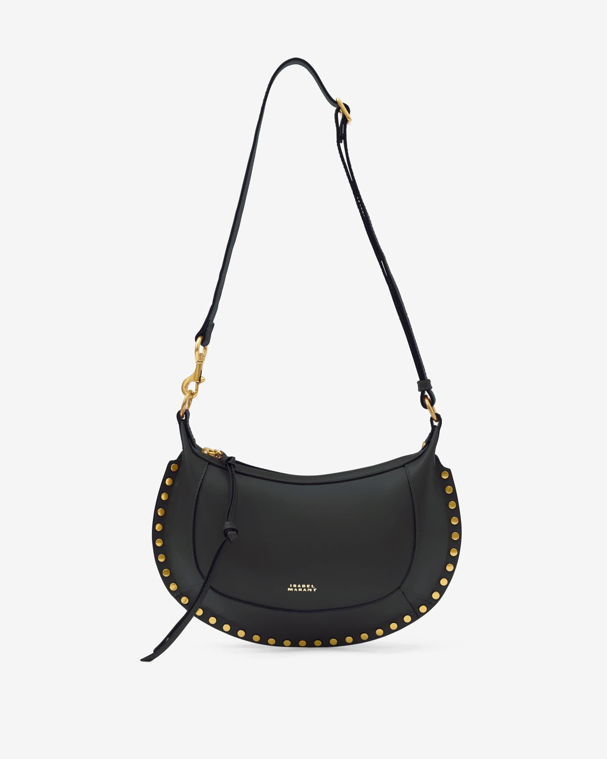 Isabel Marant Oskan Moon PP0003FA sac cuir noir clouté