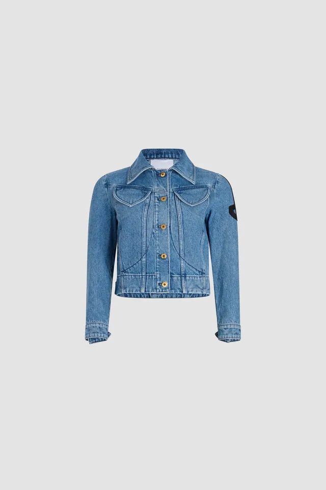Patou OU001 veste jean Heritage Blue Wash coton