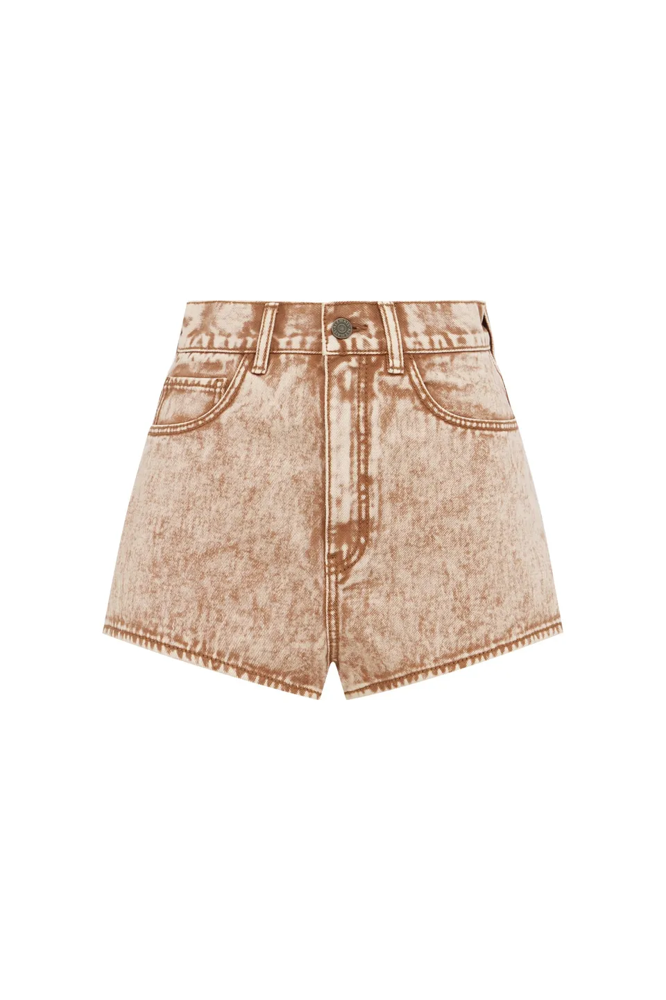 Alemäis Spur Denim Micro Short jean taille haute