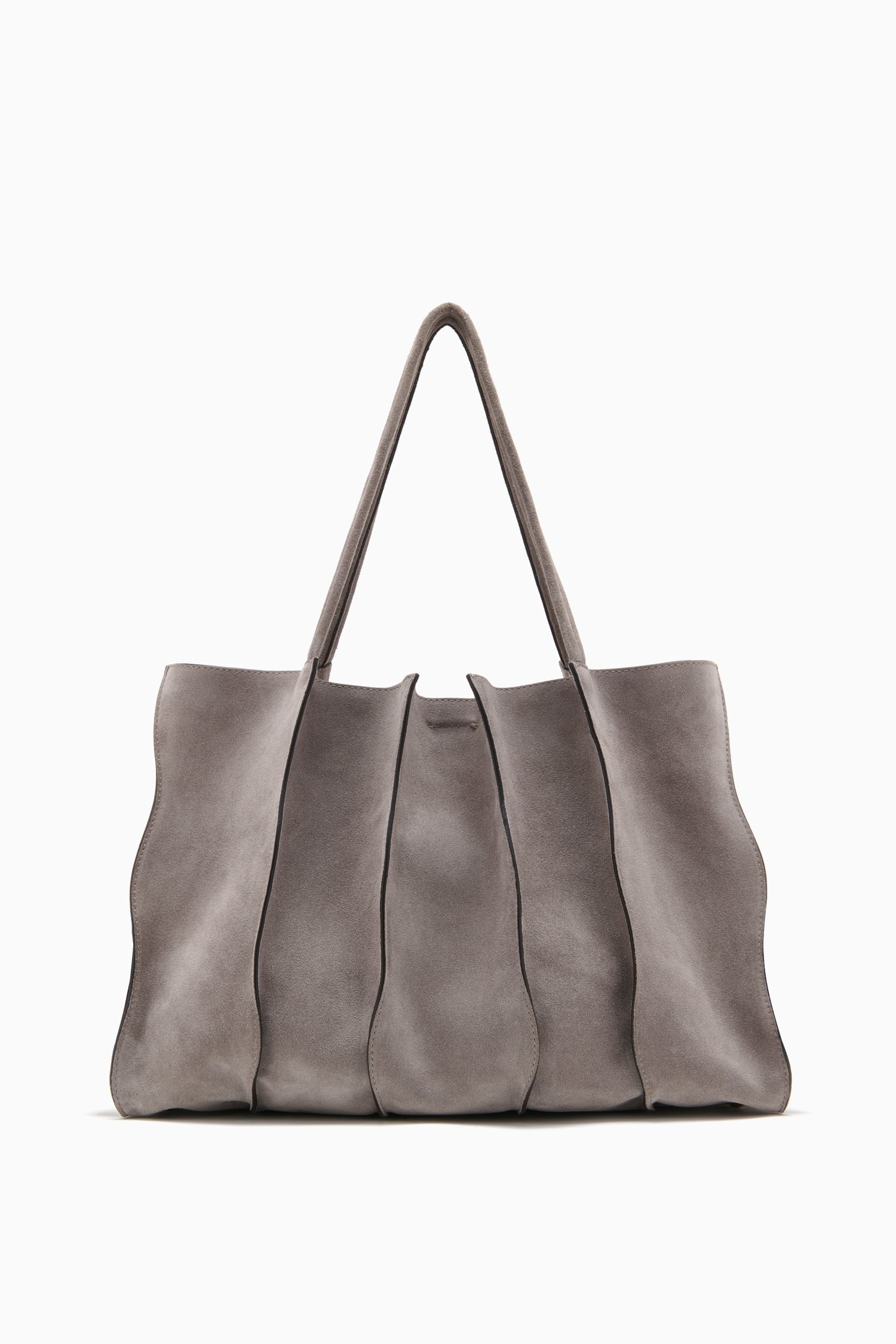 Ulla Johnson Adria tote daim gris Dove