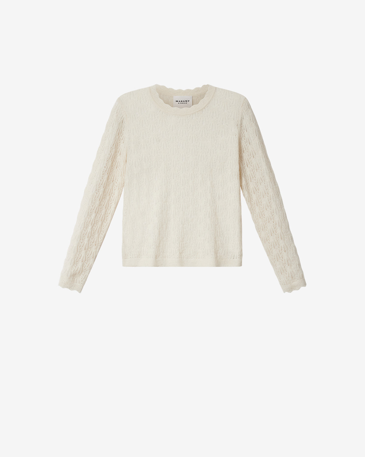 Isabel Marant Obeline pull alpaga écru