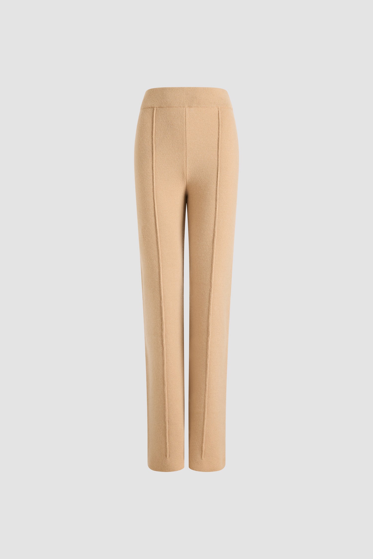 Patou KN299 pantalon droit laine cachemire biscuit XS-XL