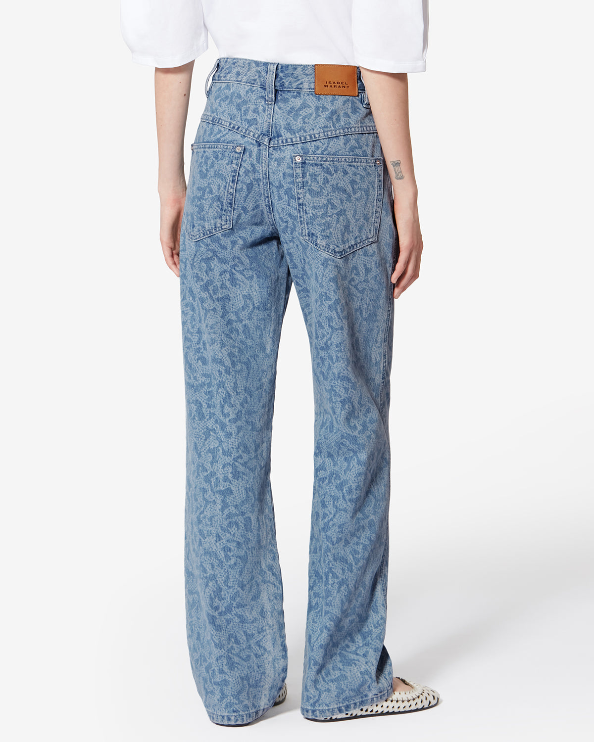 Isabel Marant Brinsa Jean Droit Denim Bleu