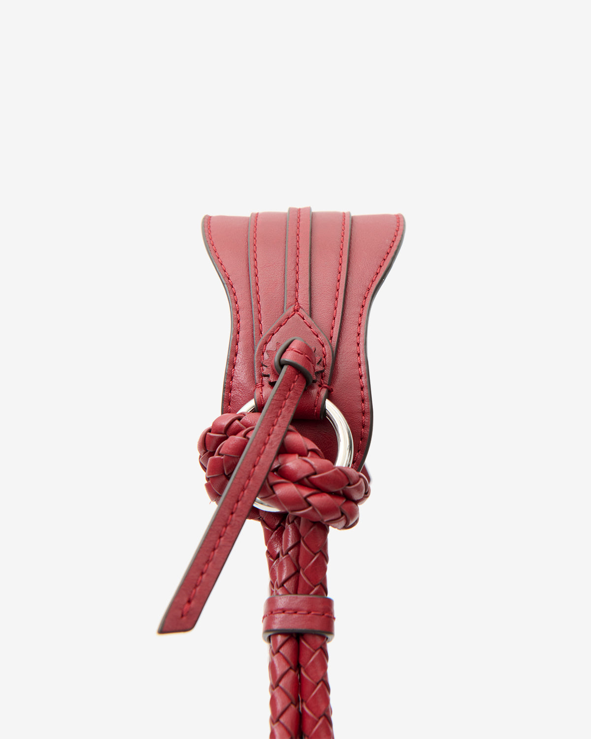 Isabel Marant Maia Medium sac cuir rouge écarlate 42 cm