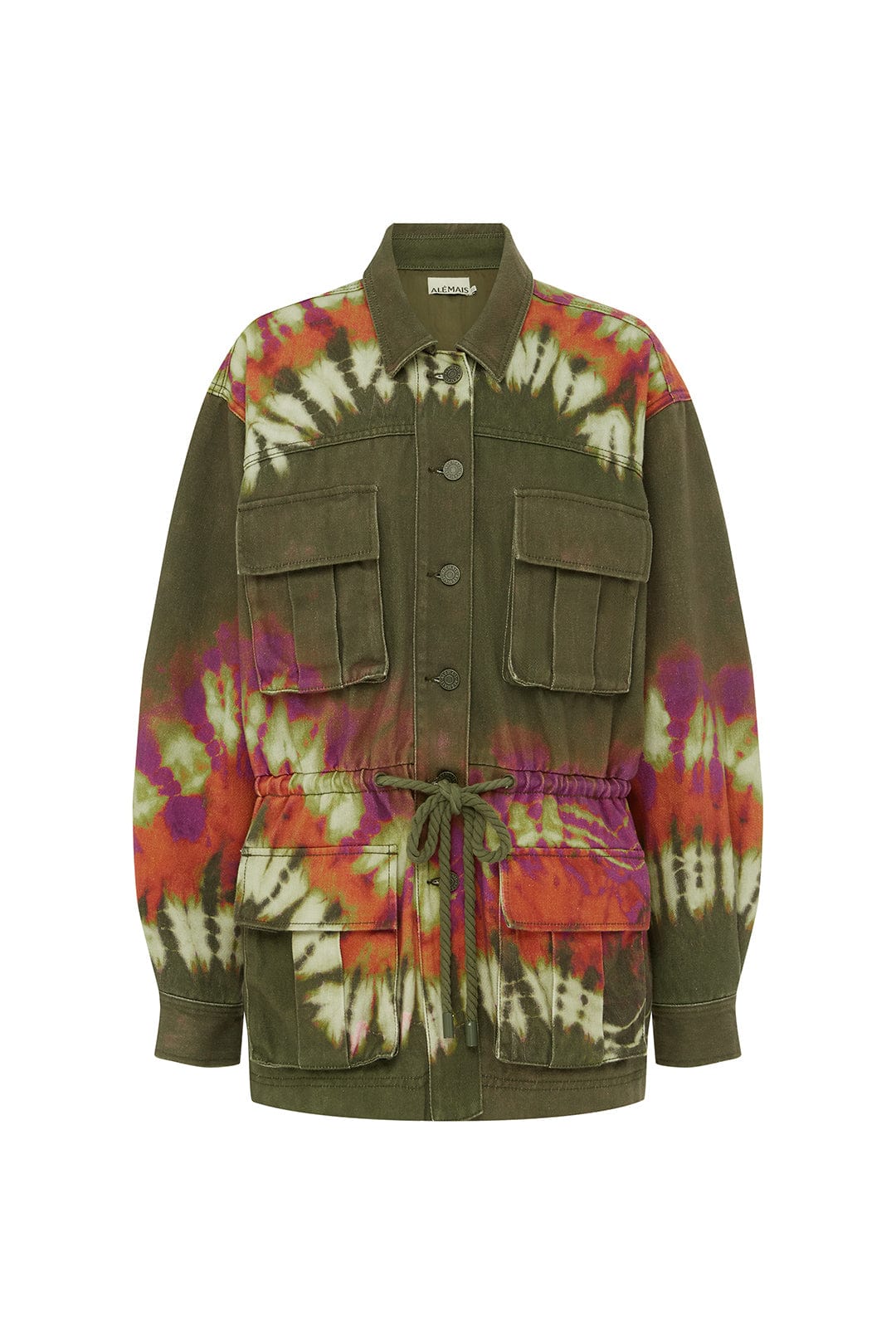 Alemaïs Marilyn veste jean coton tie-dye