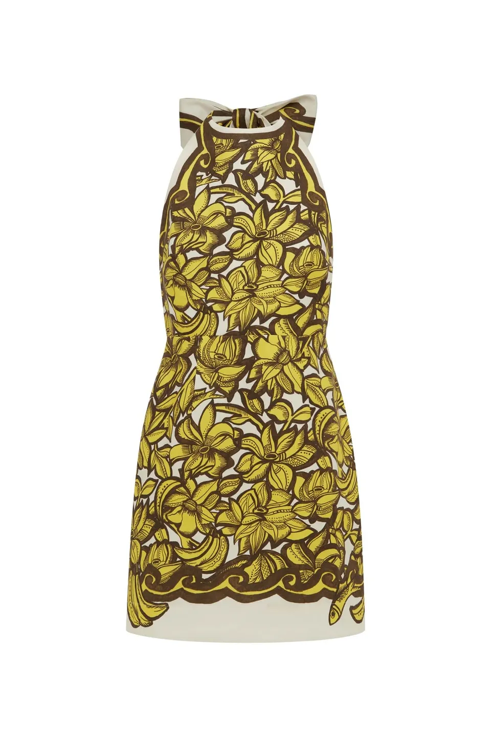 Alemäis Mona Mini robe mini chanvre imprimé fleurs
