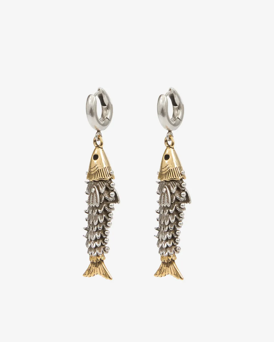 Isabel Marant River boucles d'oreilles poisson bicolore