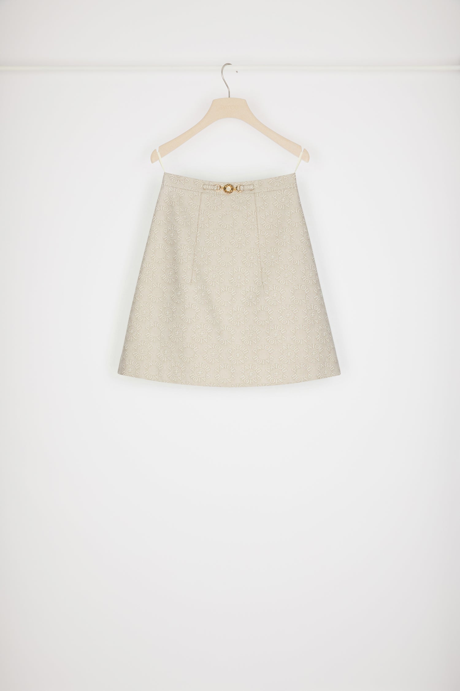 Patou P23SK03601335100 jupe medallion coton bio trapèze