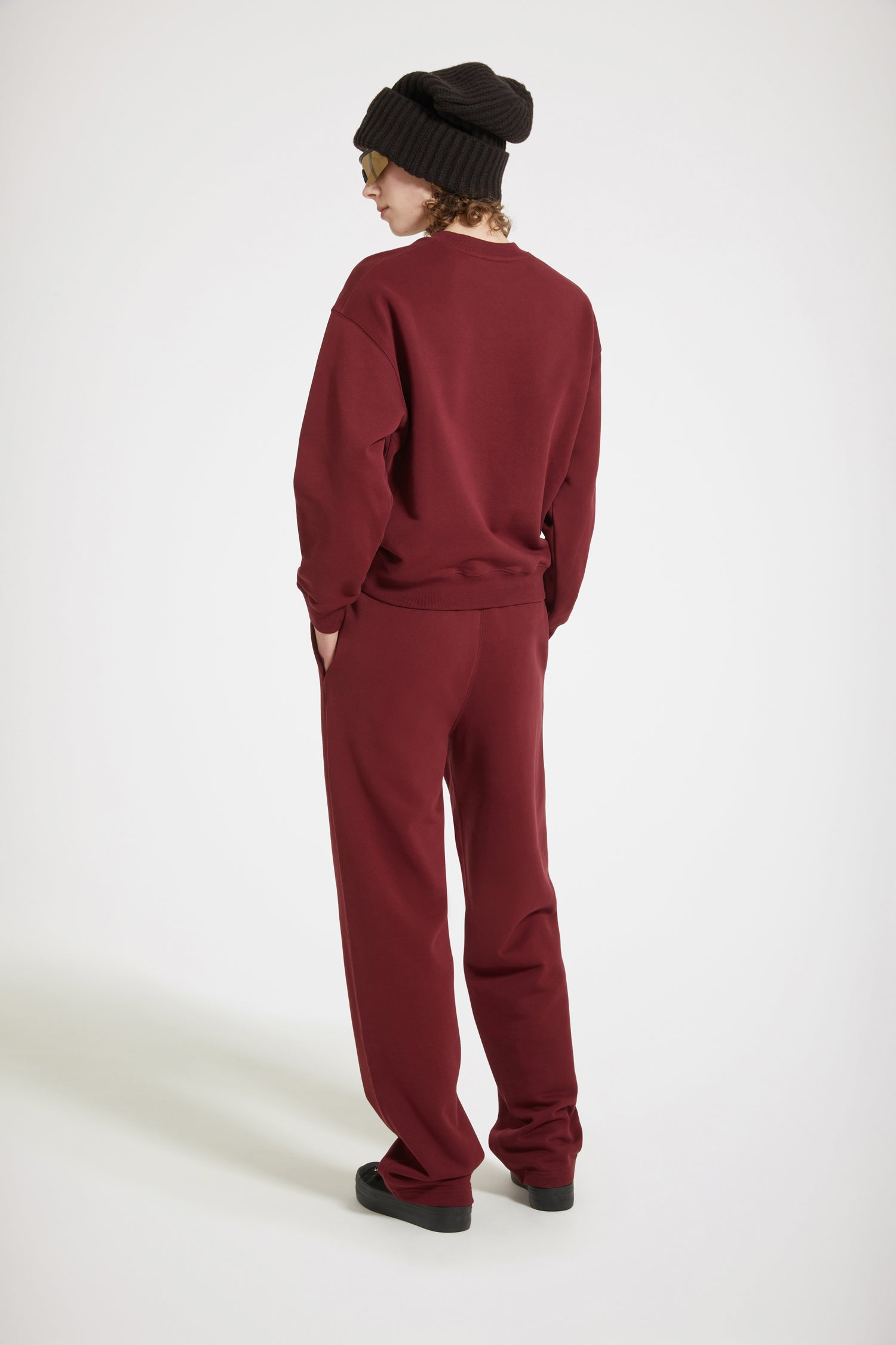 Patou H23JE0909985496B jogging ruby wine coton bio XS-XXL