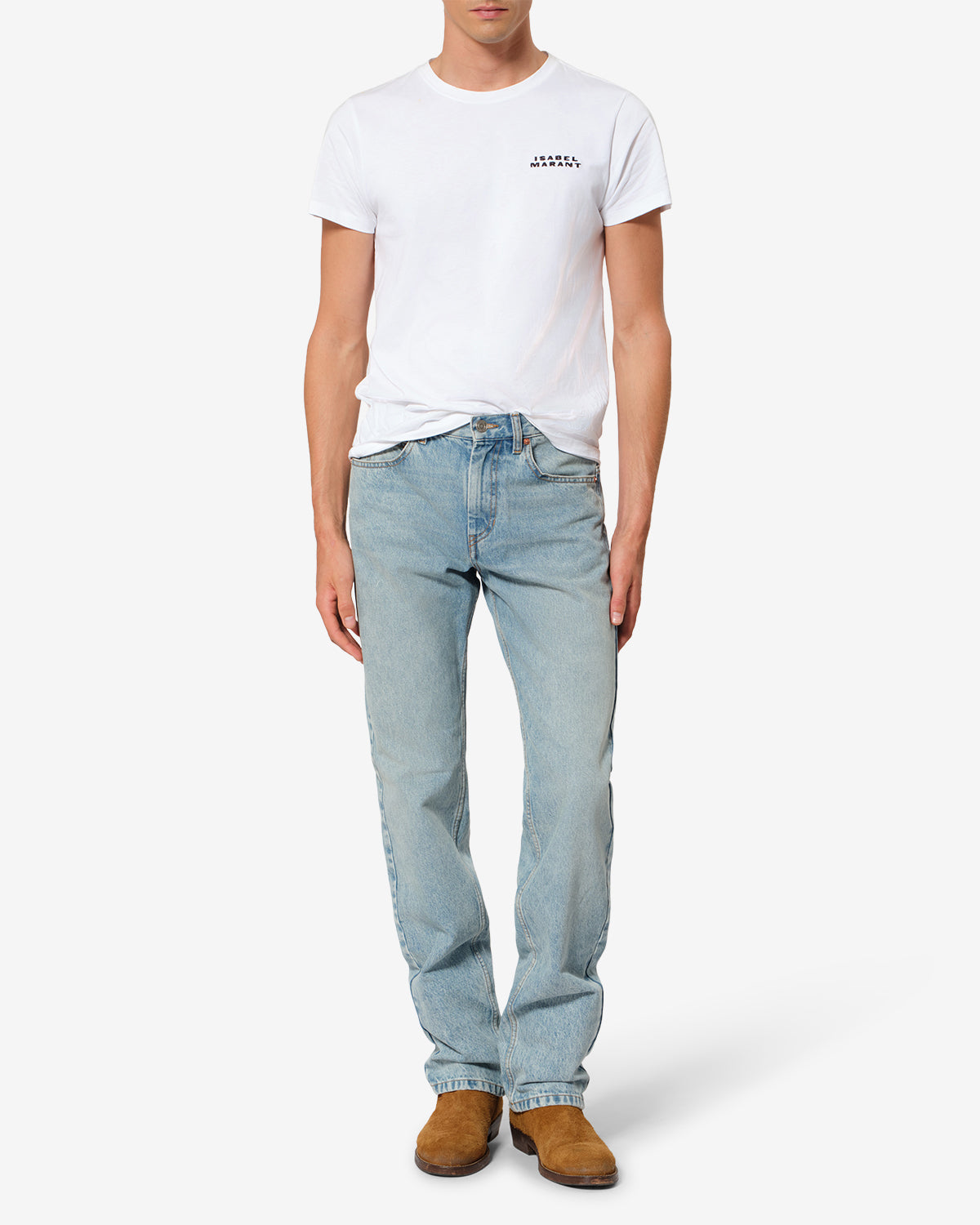 Isabel Marant Jeans Jude jean droit bleu vintage