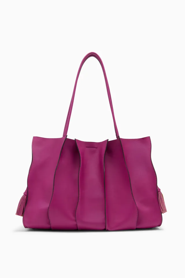 Ulla Johnson Adria Large Tote sac cuir orchid