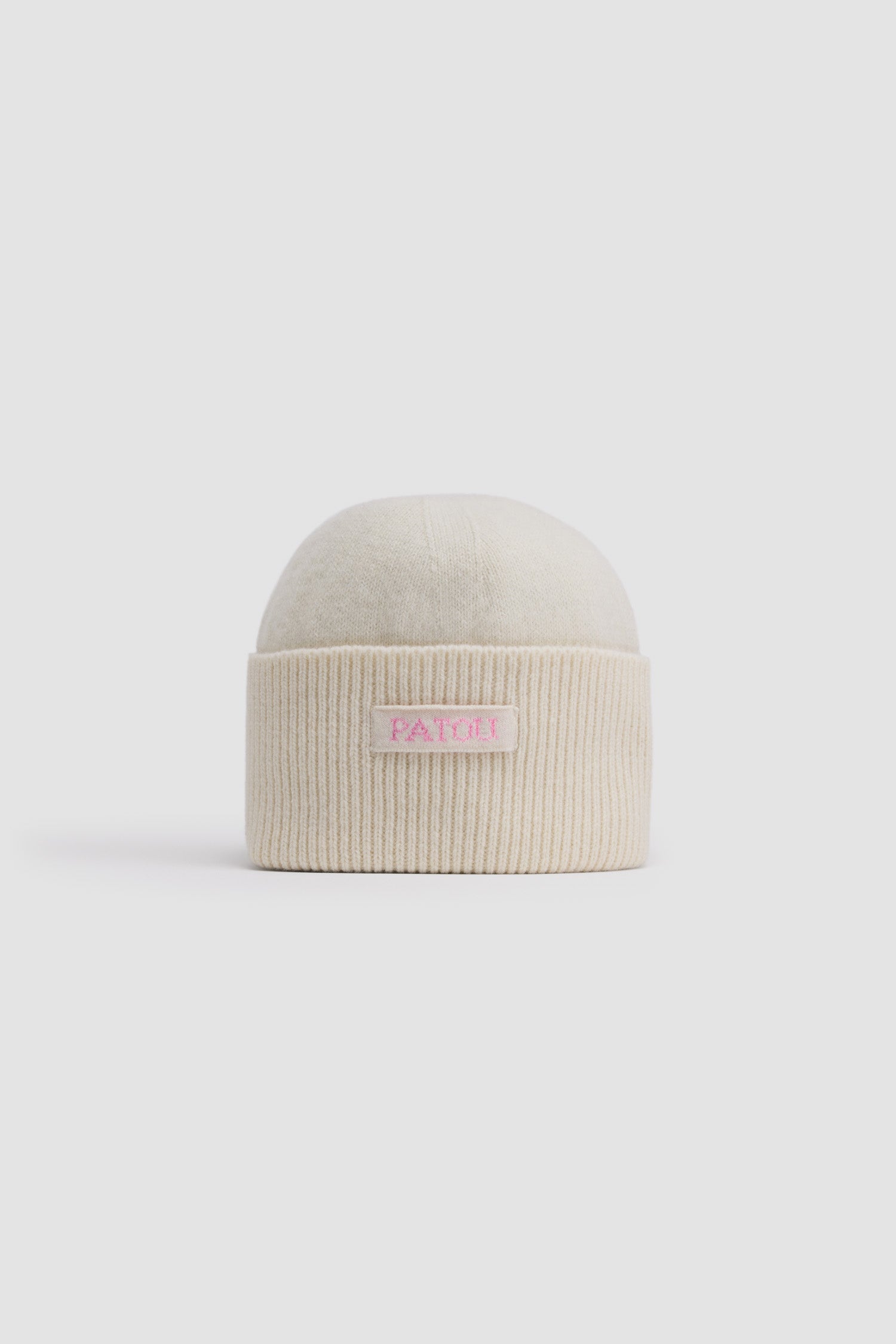 Patou AC078 bonnet laine cachemire blanc taille unique