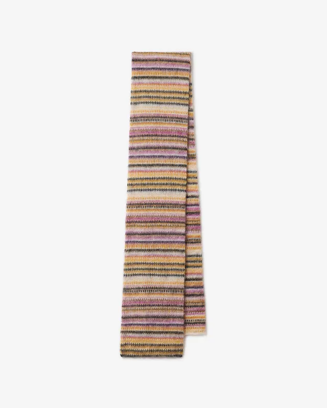 Isabel Marant Mouna écharpe mohair mustard