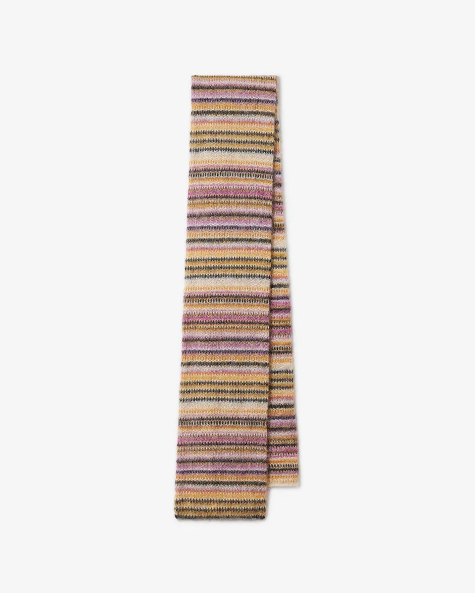 Isabel Marant Mouna écharpe mohair mustard