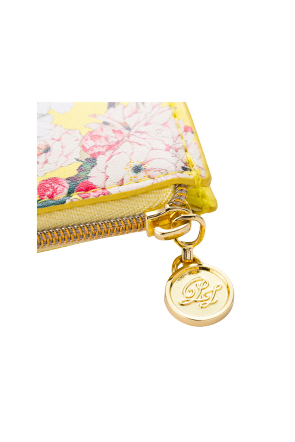 Paul & Joe Petite maroquinerie porte-cartes jaune Gipsy fleurs
