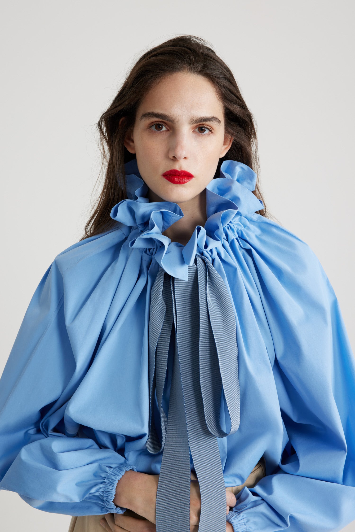 Patou H24TO0170017636B top coton Airy Blue