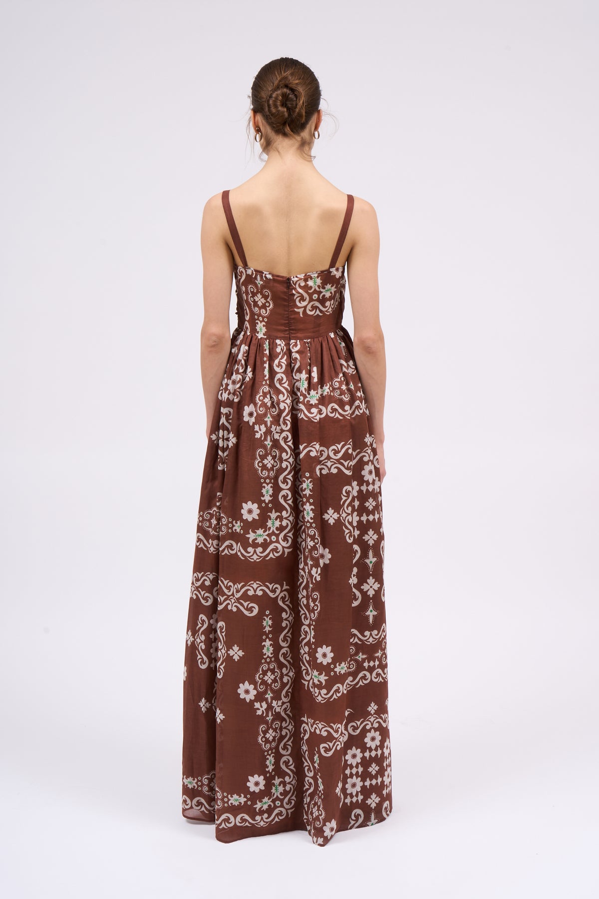 Paul & Joe Robes Sumatra robe longue coton imprimé