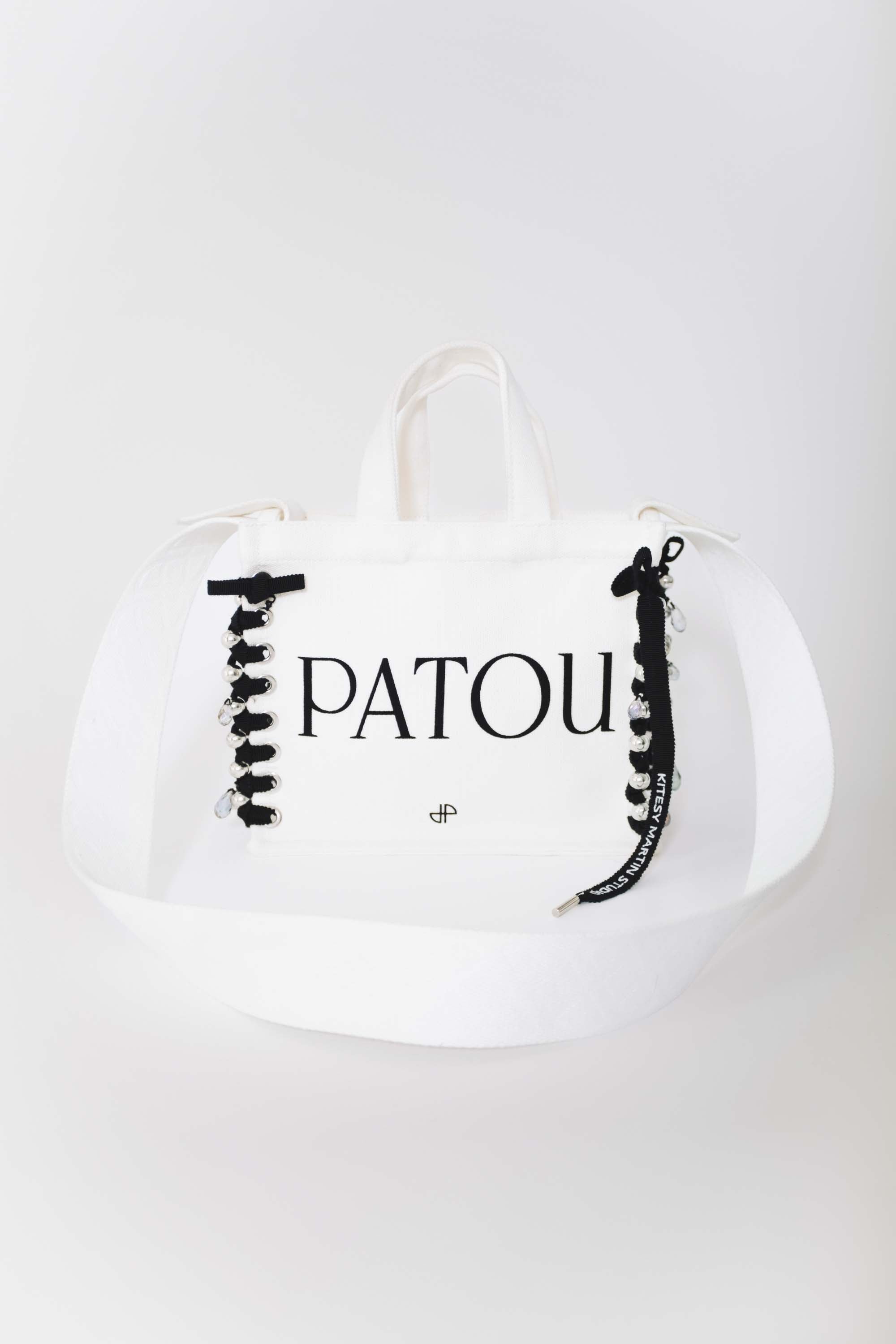 Patou Upcycling E24SP0520076999B tote coton Black