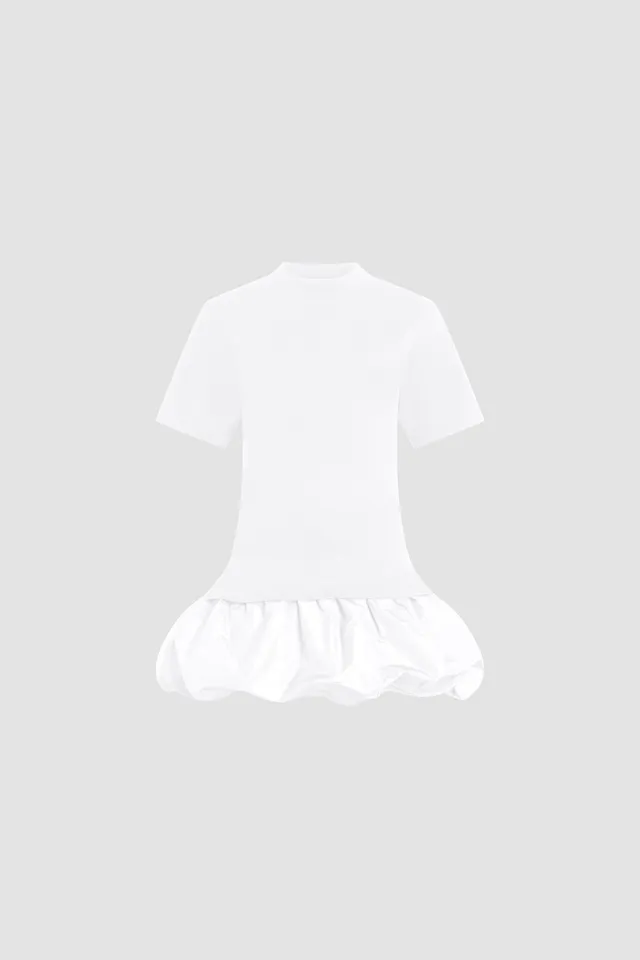 Patou JE226 robe coton bio faille blanche XS-XL