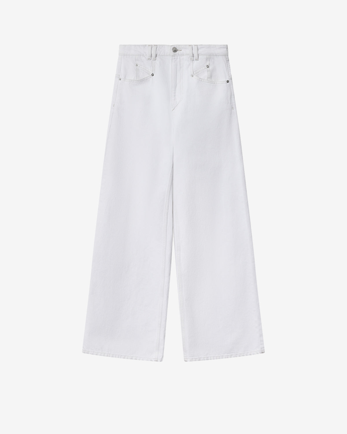 Isabel Marant Lemony jean large blanc taille haute