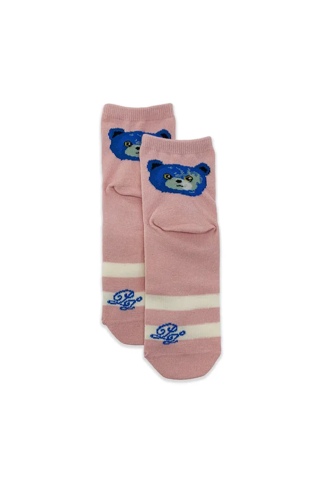 PAUL & JOE Chaussettes oursons coton 36-39 Noir Gris Ciel Rose