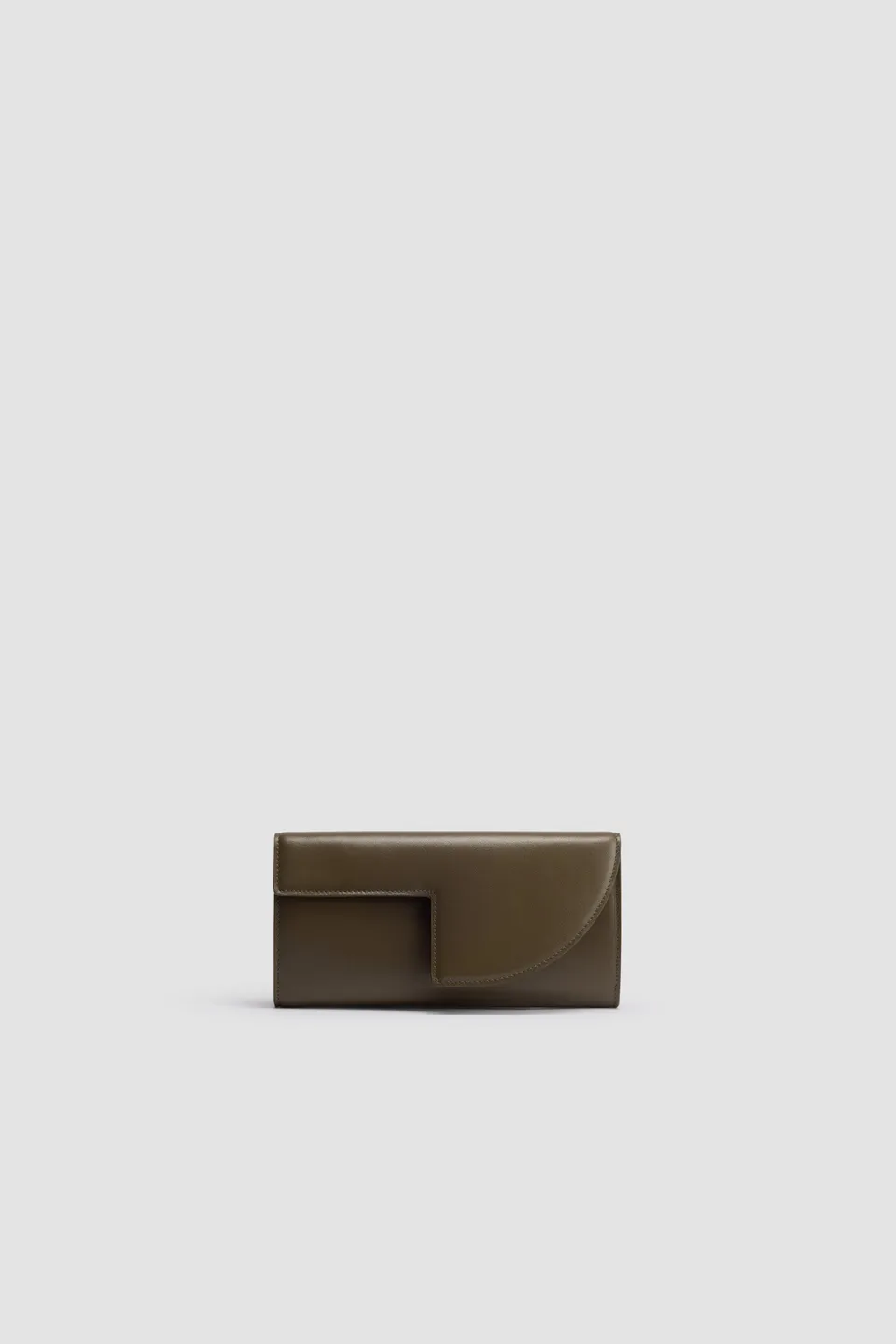 Patou H24BA0135000752W pochette cuir winter moss