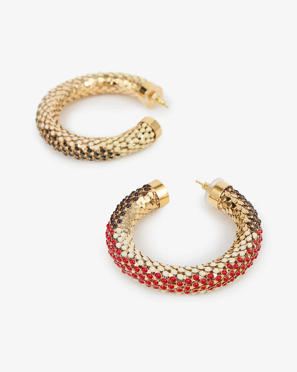 Isabel Marant Doria BL0326FA boucles d'oreille rouge