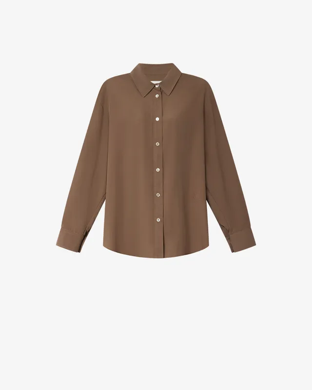 Isabel Marant Fabriza Chemise Modal kaki fluide
