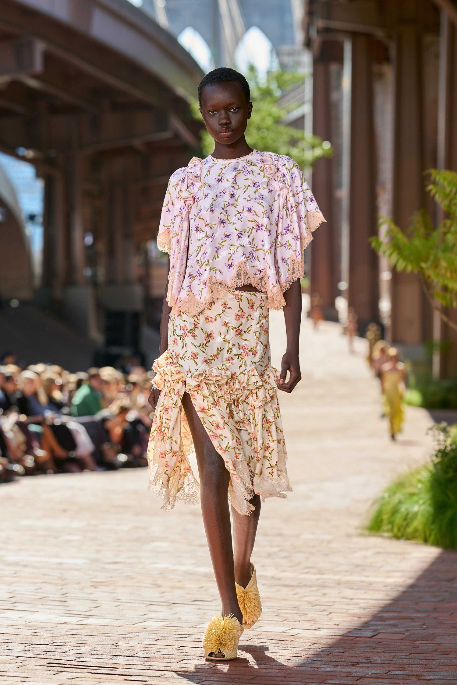 Ulla Johnson Vivi Haut Heliotrope en jacquard soie