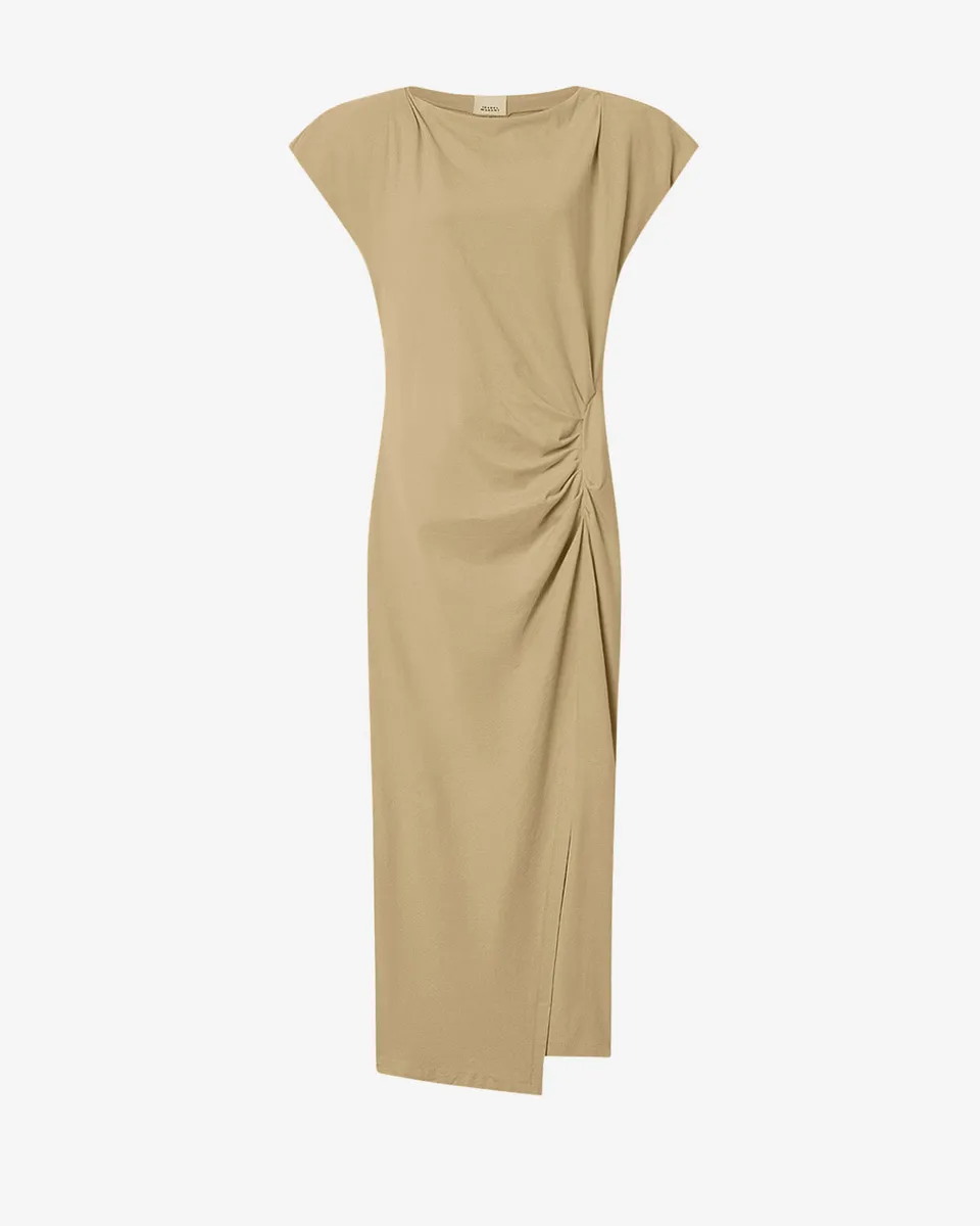 Isabel Marant Robes Nadela robe bronze clair jersey