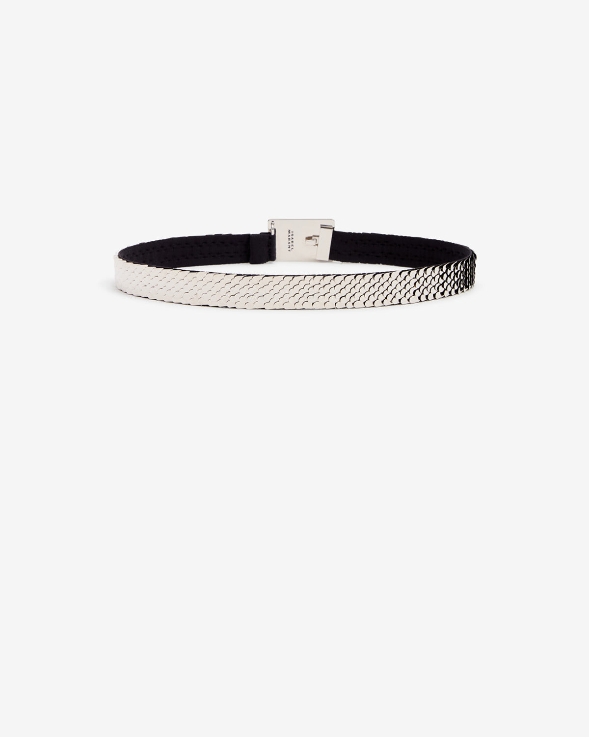 Isabel Marant Heria ceinture laiton argenté maille 2,5 cm