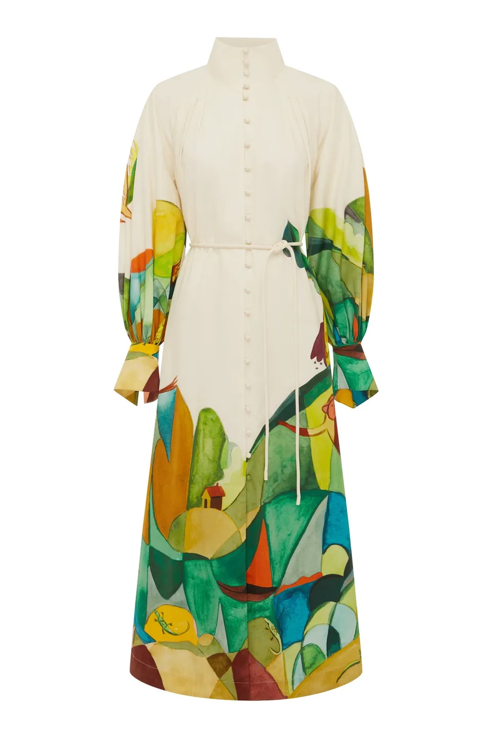 Alemäis Mokshini Robe Chemise Midi Coton Bio