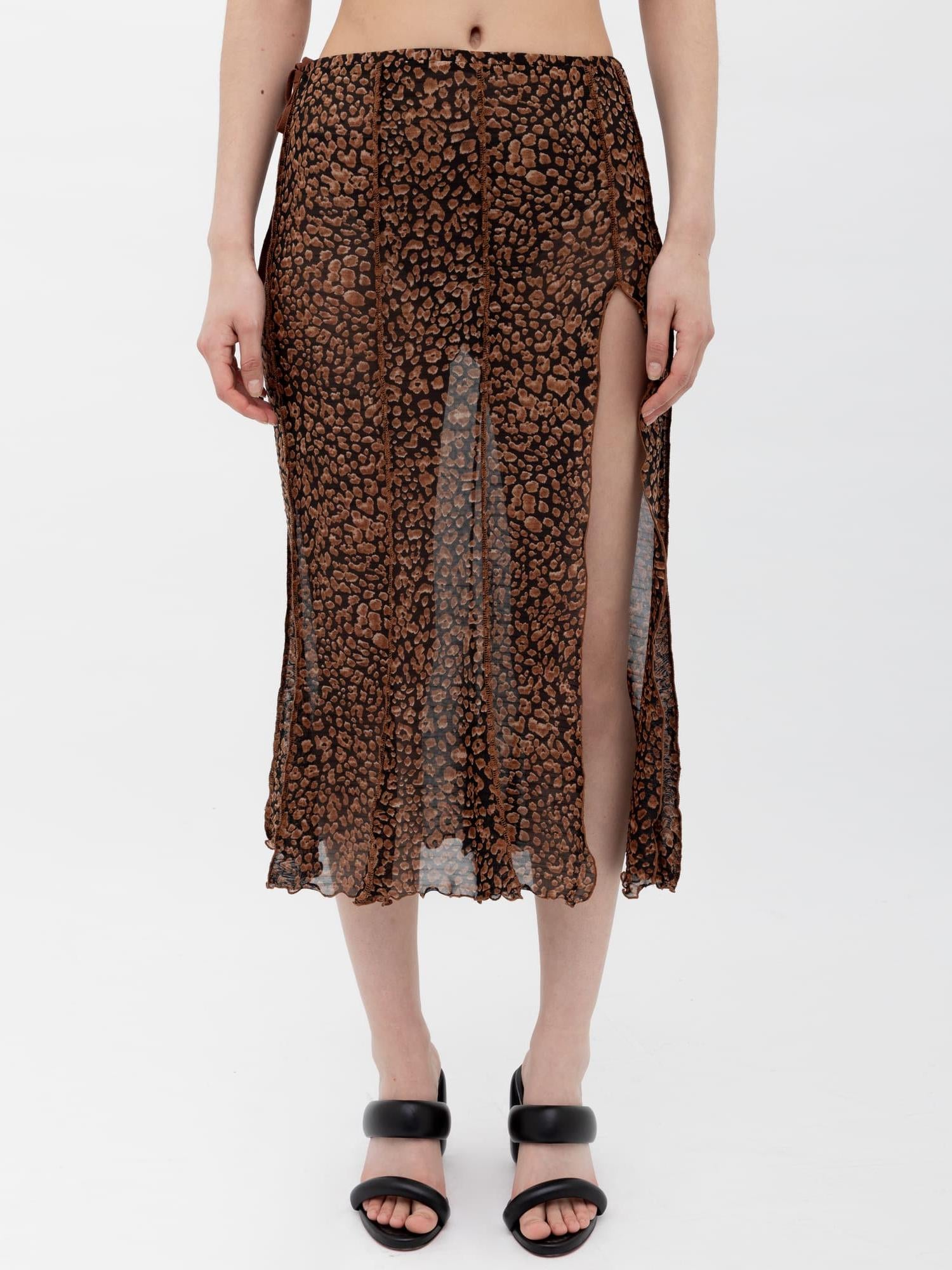 Ester Manas Feline Skirt jupe longue imprimée
