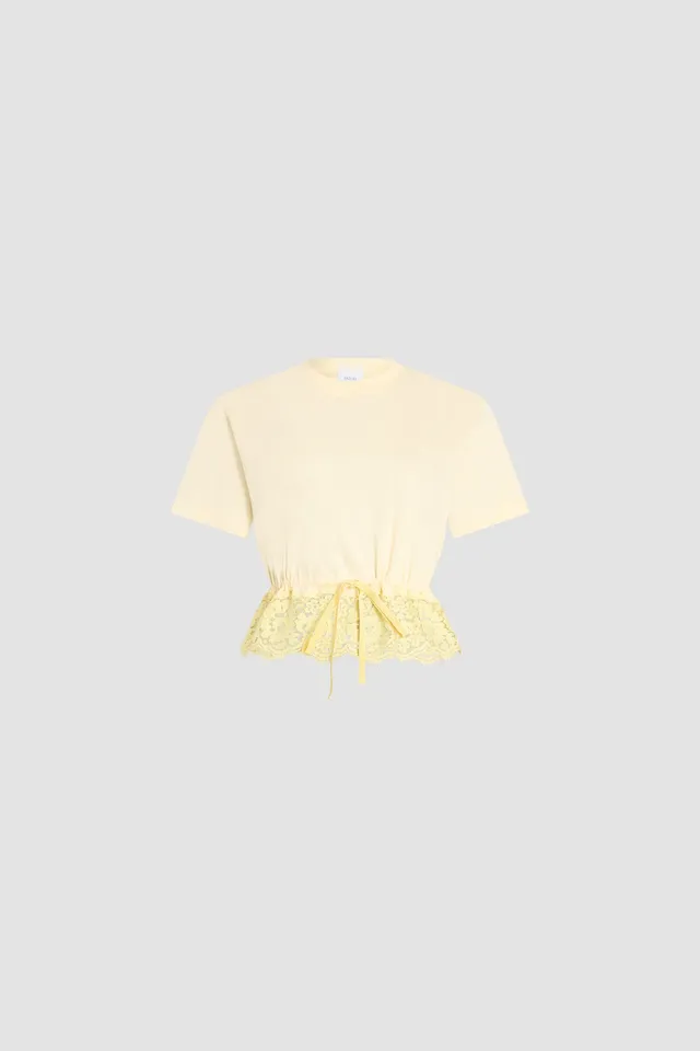 Patou JE256 t-shirt coton dentelle Lemonade XS-XL