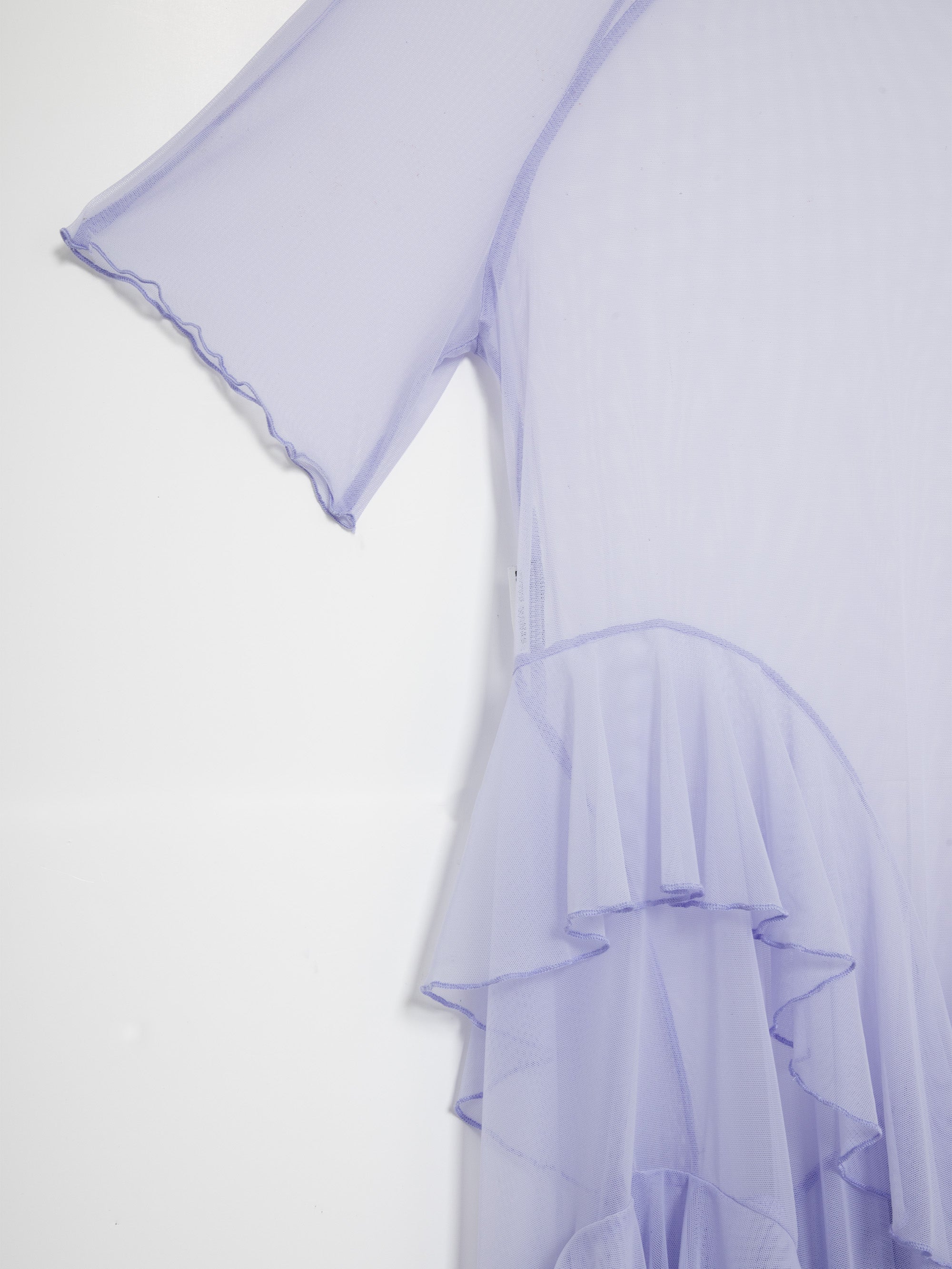 Ester Manas Dresses Lilac Spiral Maxi Robe longue lilas