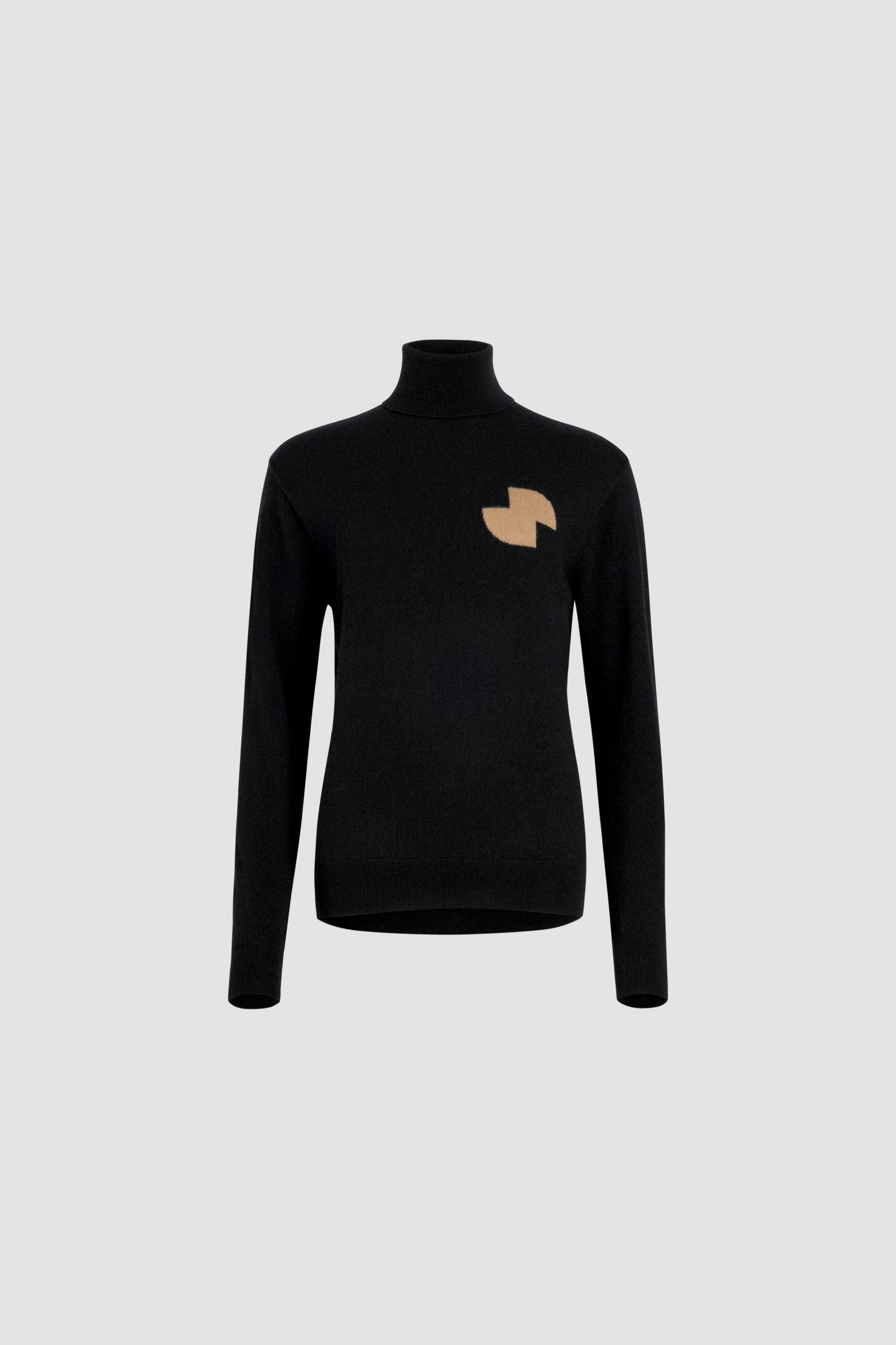 Patou H24KN1838041999B pull noir laine cachemire