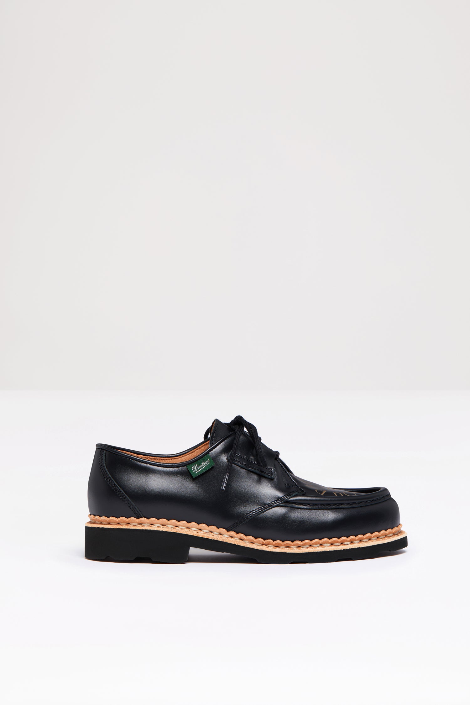 Patou x Paraboot FO011 derbies cuir noir à lacets