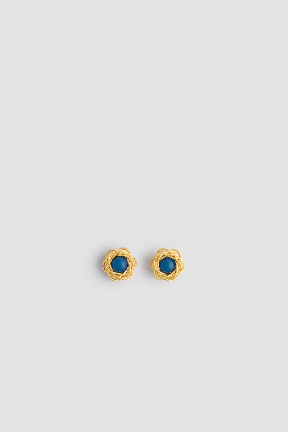 Patou Jewellery Nest JW126 boucles d'oreilles Victoria Blue