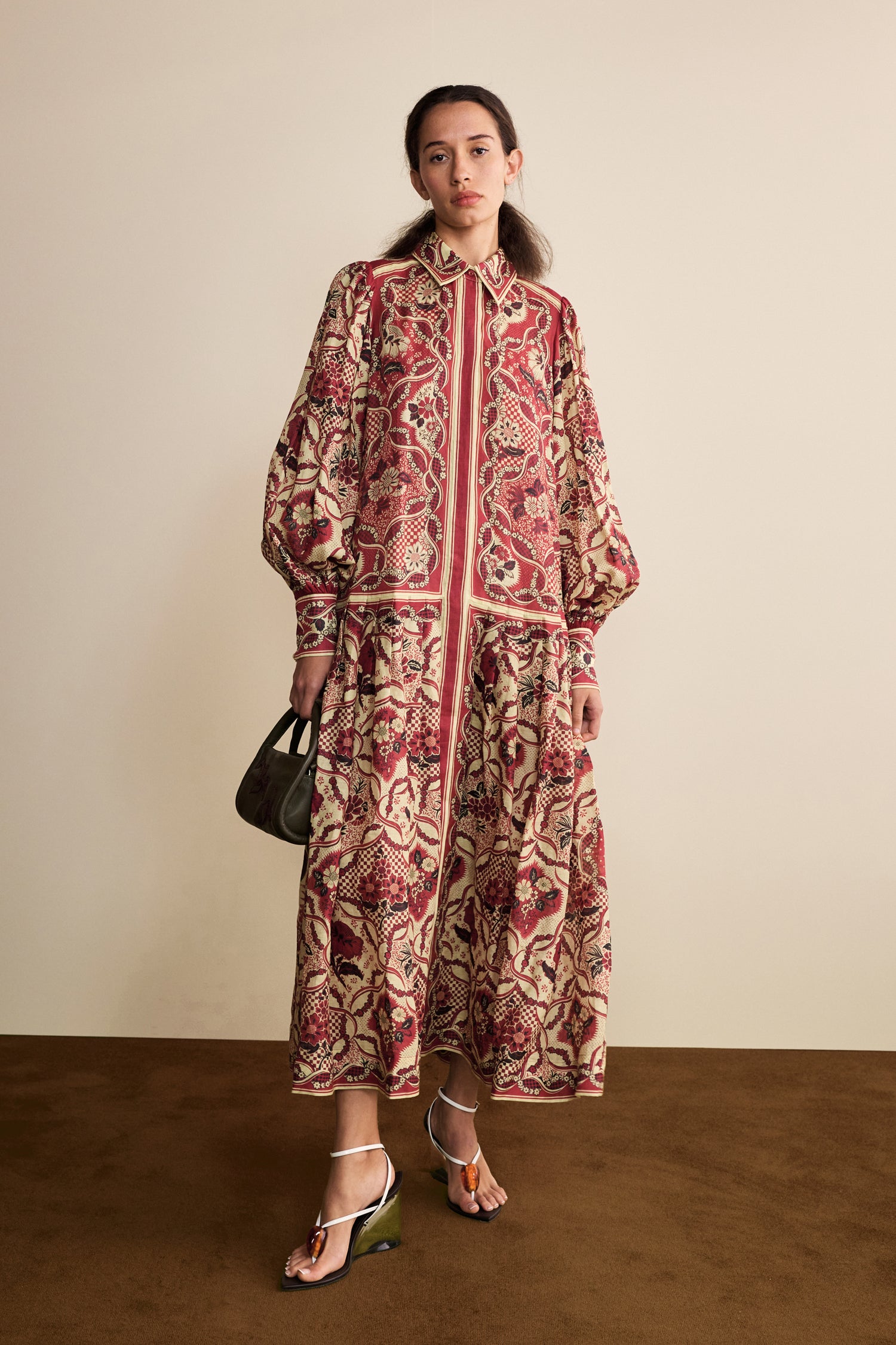 Alemais Kenny Shirtdress robe chemise midi ramie