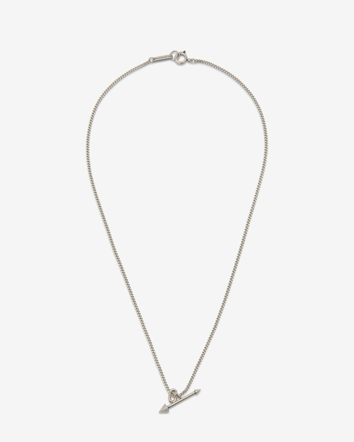 Isabel Marant Arrow CO0211HA collier argent laiton flèche