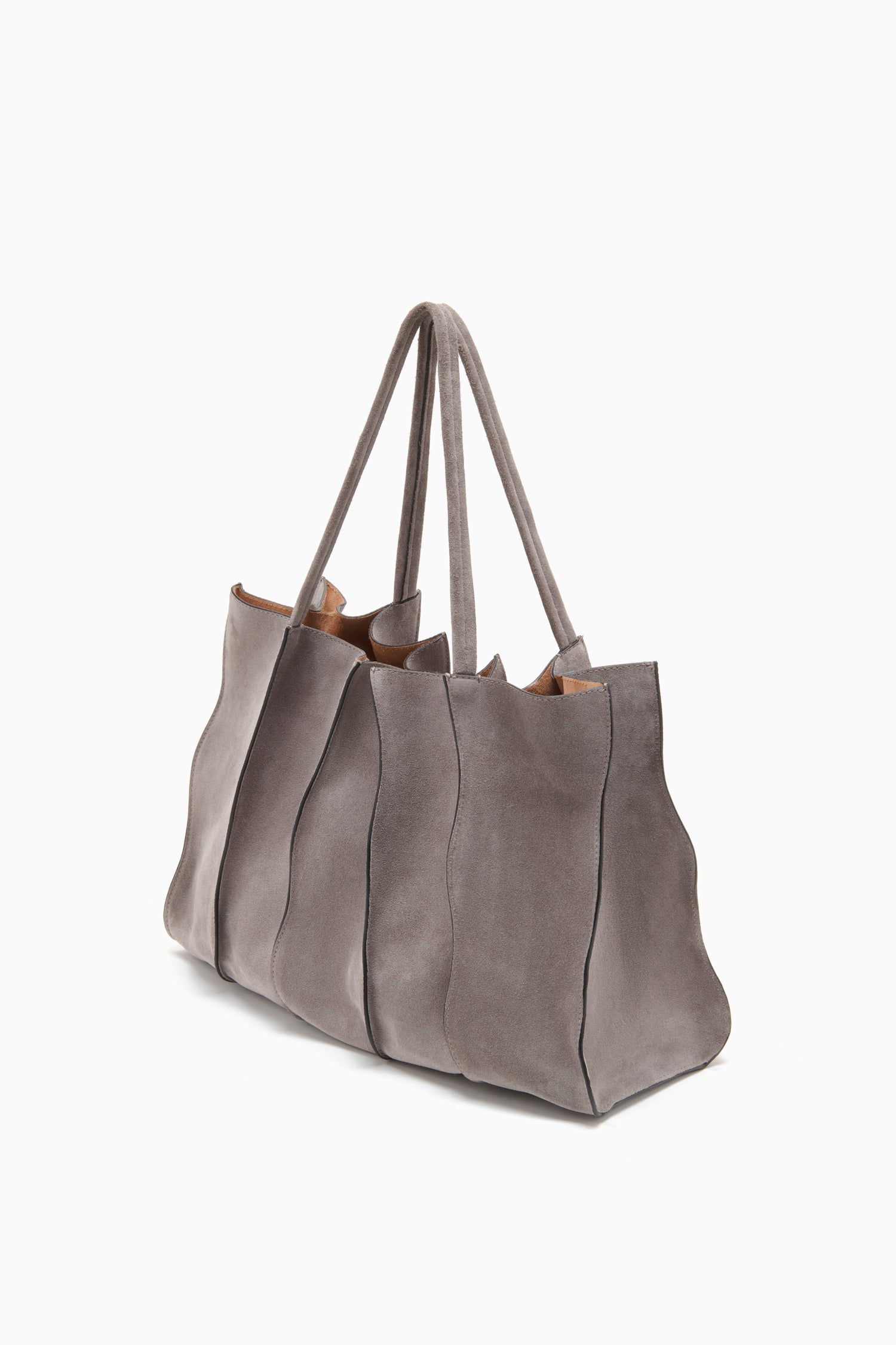 Ulla Johnson Adria tote daim gris Dove