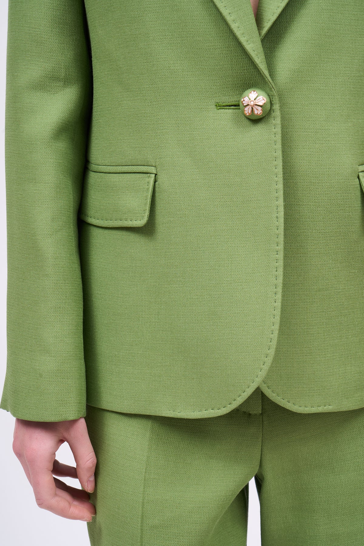 Paul & Joe ZAZA veste tailleur ajustée laine vierge et soie