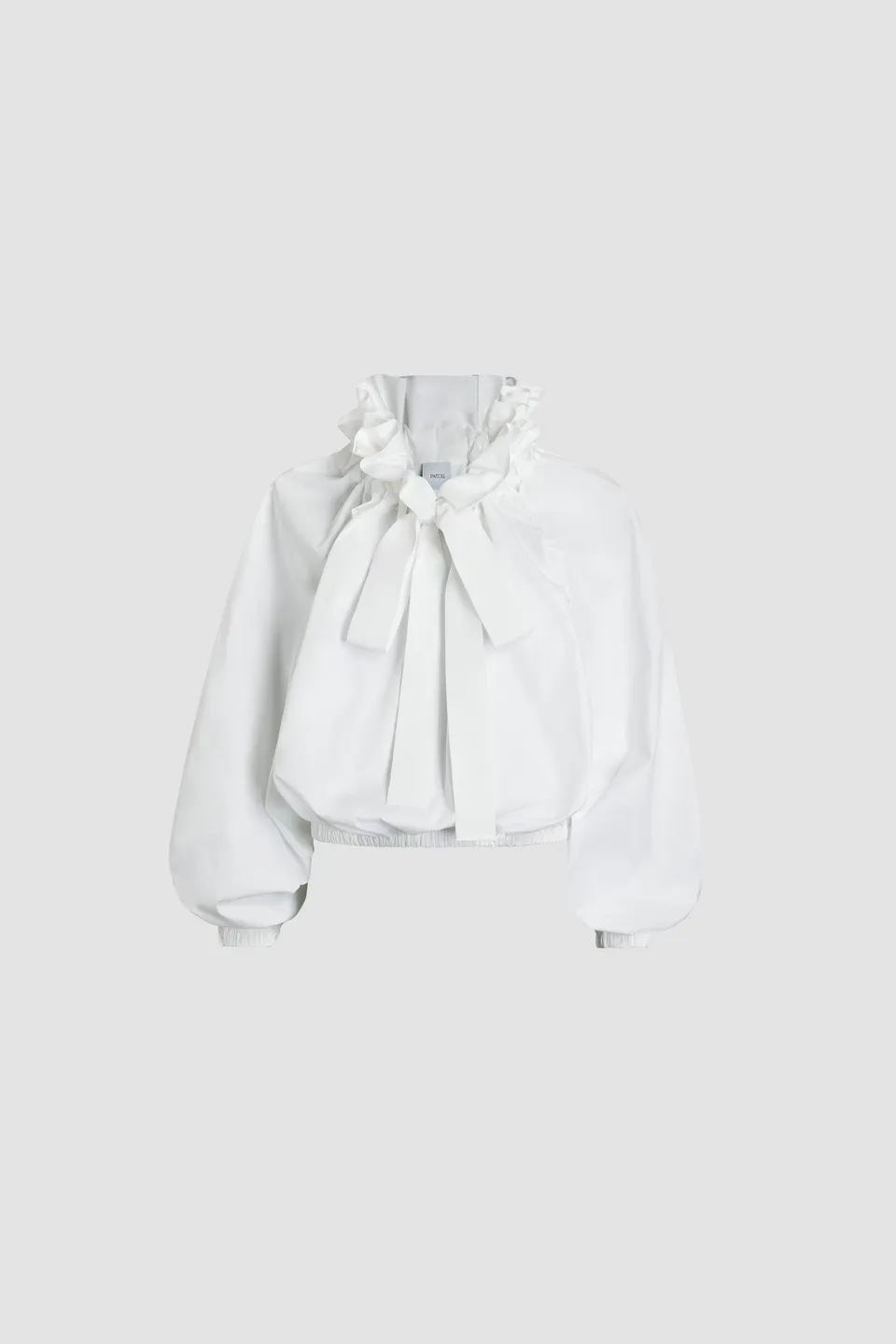 Patou La Patou blouse blanche coton popeline bio