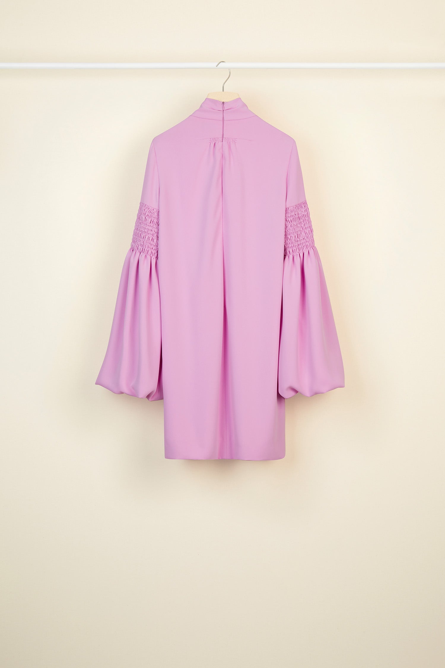Patou DR011 mini robe lavallière lilas cady