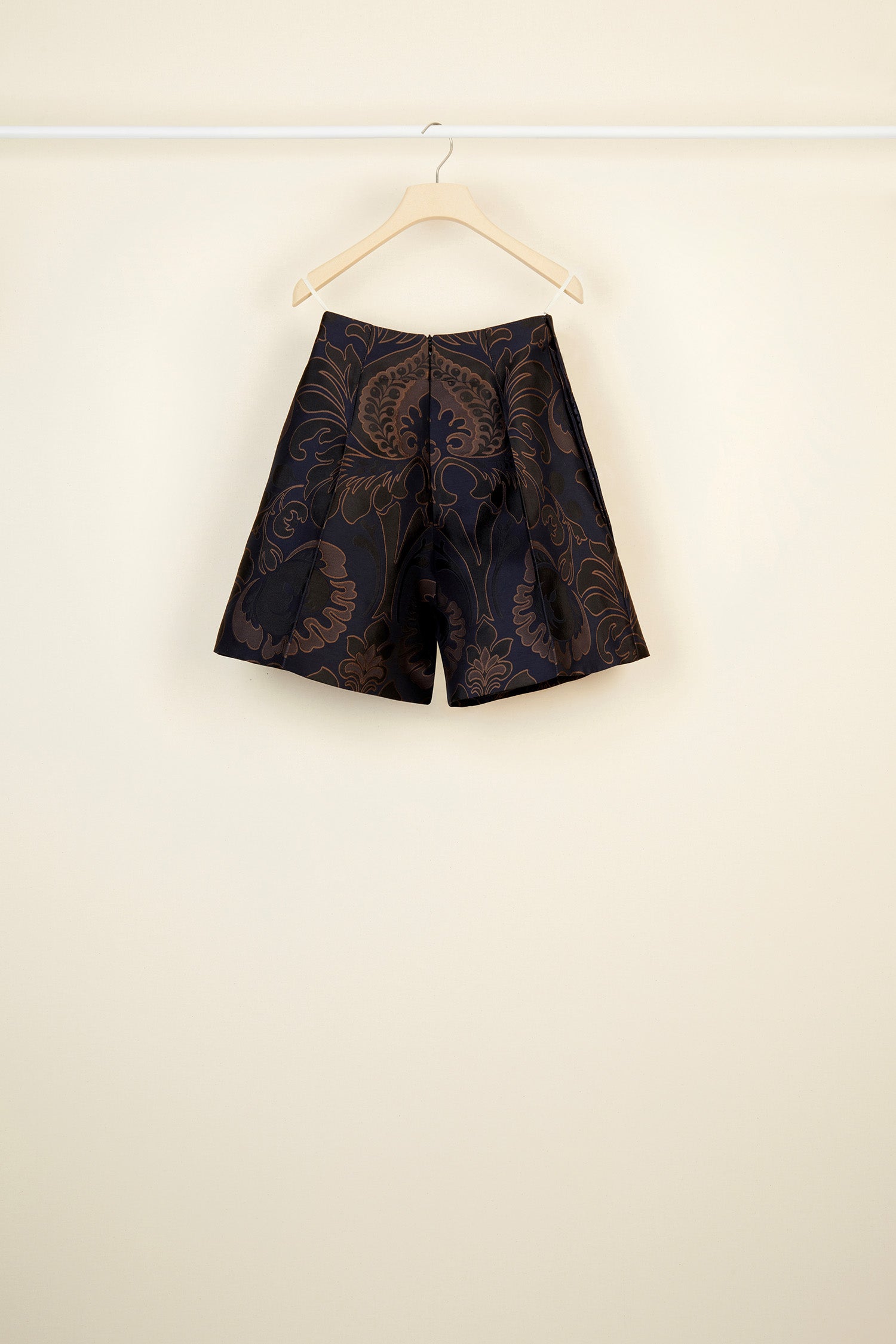 Patou TR004 H20TR00400075006 short marine imprimé laine