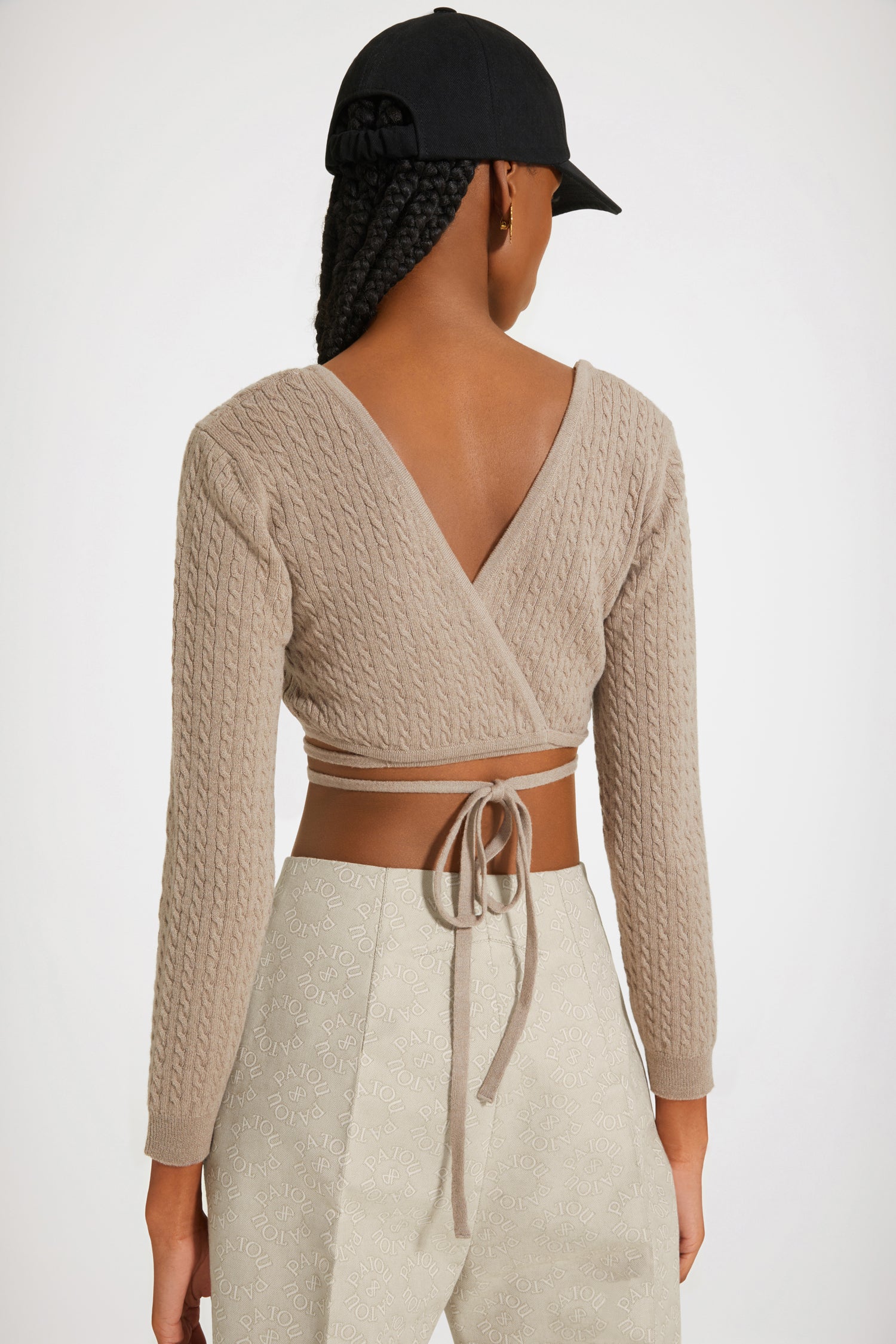 Patou Knitwear KN1228041106P top maille parchemin XS-XL