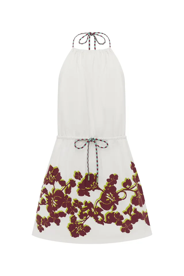 Alemaïs Haze Mini Dress robe halter coton bio