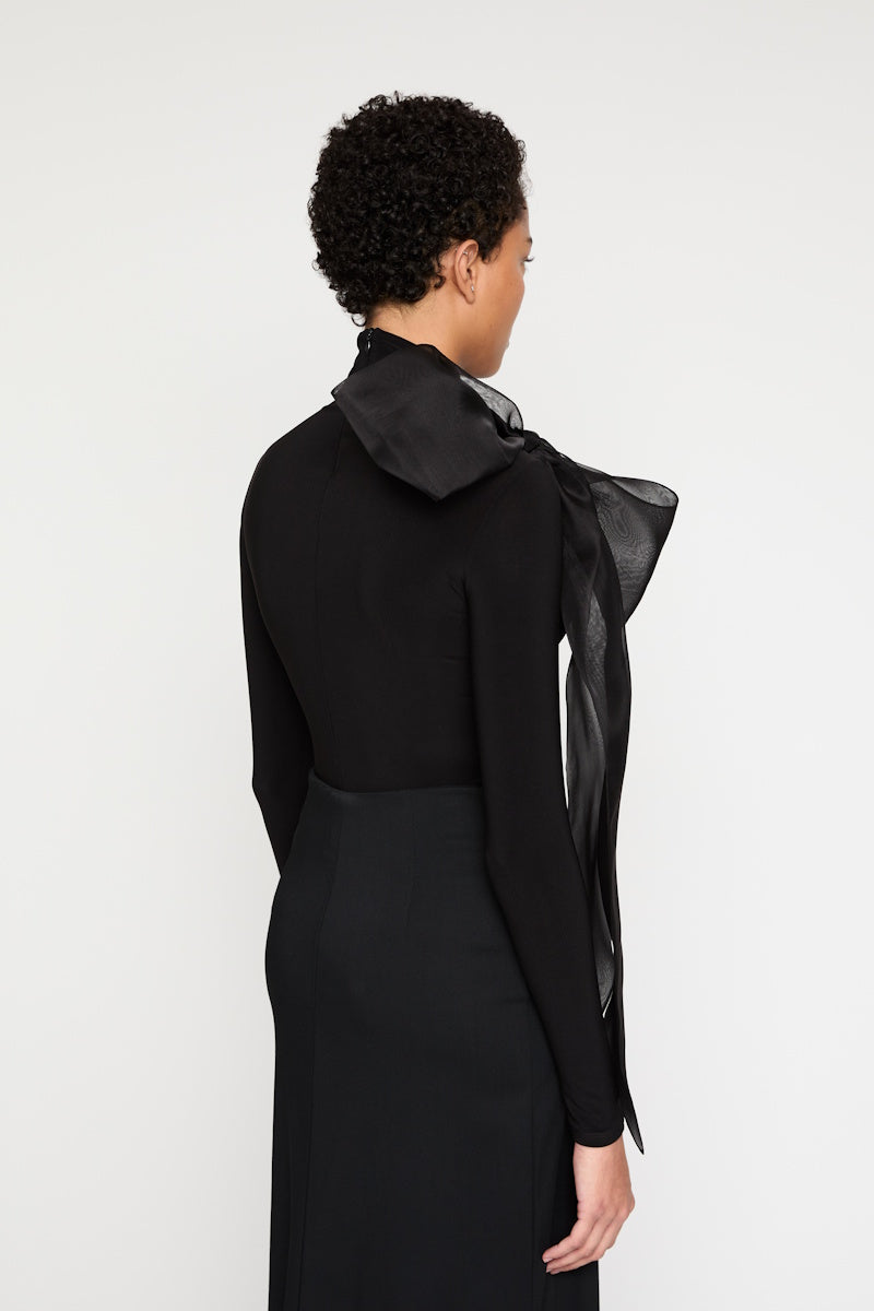 ATU Body Couture at22182 blouse noire col montant S